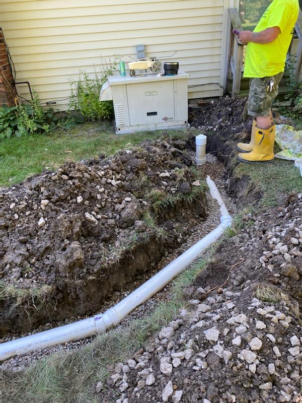 sewer line plumbing